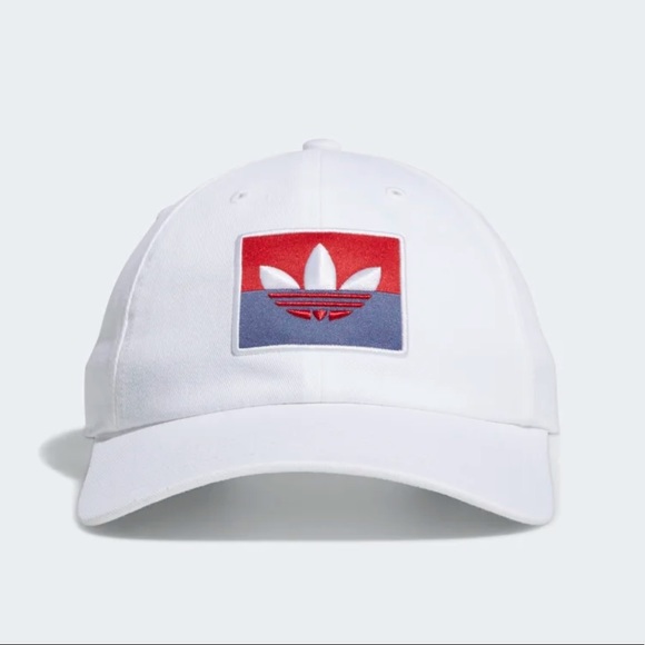 Adidas Originals Slice Trefoil Relaxed Adjustable Hat EX3871 Med Hibiscus NWT - Picture 6 of 9